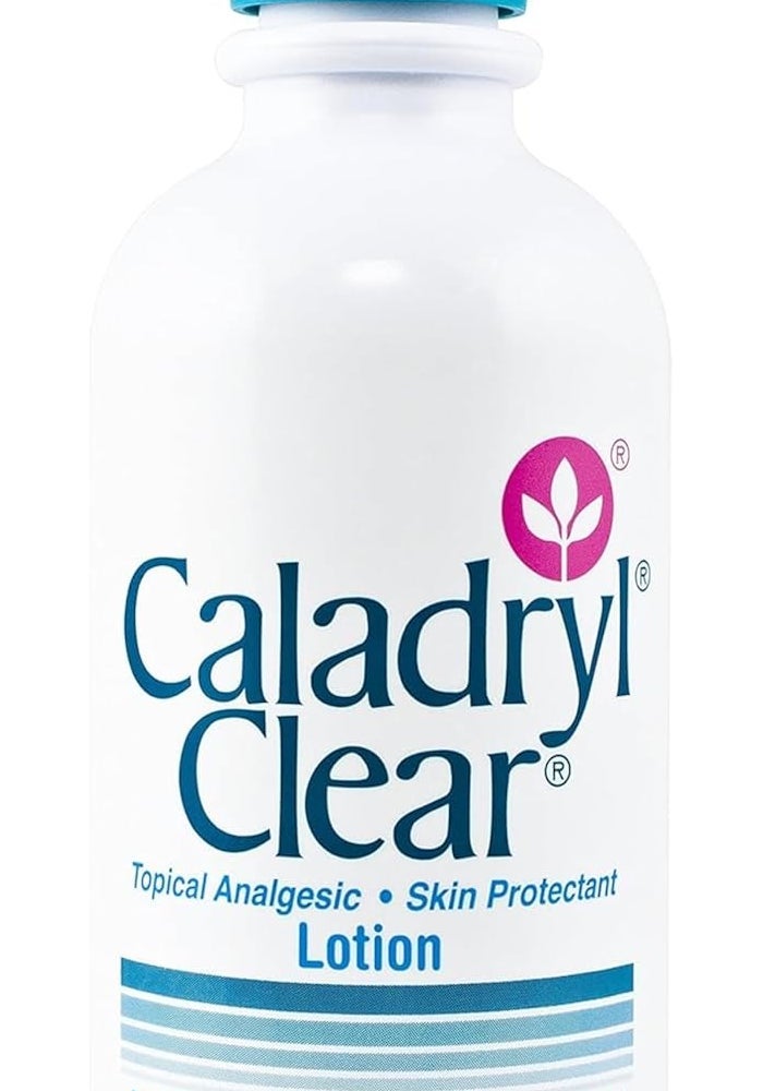 Caladryl Clear Skin Lotion - 6 fl oz - Topical Analgesic and Skin Protectant for Itch Relief - Image 1